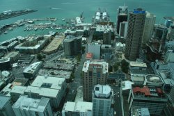 Downtown Auckland from Sky Tower