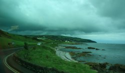 The A2, a major road in Northern Ireland, often called the Antrim Coast Road