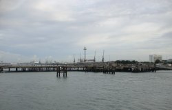 Dockyards along the Test River