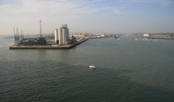Confluence of River Test and River Itchen in Southampton