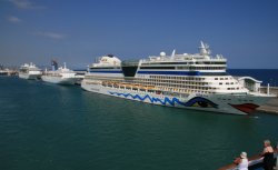 Sailing out of Barcelona Harbor