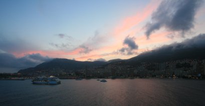 Monte Carlo, Monaco at sunset