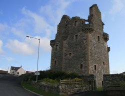 Scalloway Castle in Scalloway, Scotland