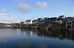 Scalloway, Scotland in West Shetland