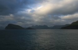 Sailing through the Faroe Islands