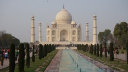 The Taj Mahal in Agra, India