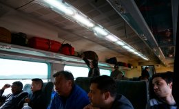 Ride the train between Agra and Jhansi, India