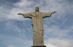Christ the Redeemer on top of Rio's Corcovado Mountain