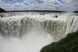 Devil's Throat overlook on the Argentina side of Iguassu Falls