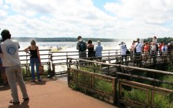 Devil's Throat overlook on the Argentina side of Iguassu Falls
