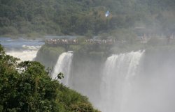 Argentina overlook from Brazil