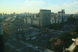 Colon Theater and Nueve de Julio Avenue