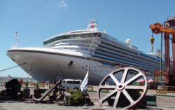 Star Princess docked in Montevideo, Uruguay