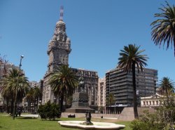 Plaza Independencia is the main square in Montevideo