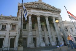 The Legislative Palace (Palacio Legislativo) in Montevideo, Uruguay