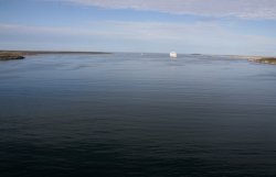 Sailing out of Port William on the Star Princess