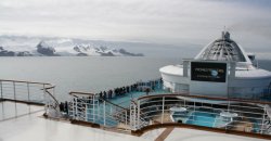 Star Princess along the south coast of Elephant Island