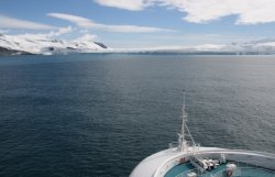 Star Princess in front of Endurance Glacier