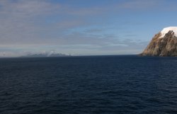 Looking back onto Elephant Island from Gibbs Island
