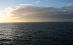 Sailing southwest through the icebergs in the Bransfield Strait