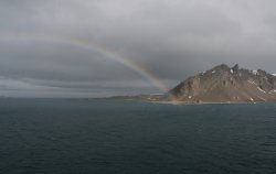 Rainbow across Admiralty Bay