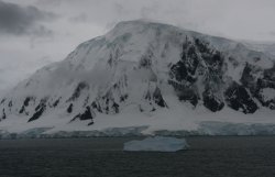 Icebergs in the Neumayer Channel of Antarctica
