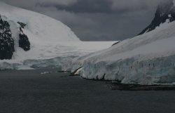 Glaciers in the Neumayer Channel of Antarctica