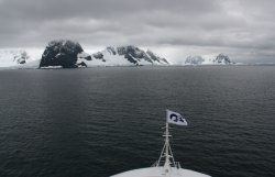 The Star Princess at the farthest south she is allowed to travel