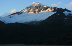 Glaciers along the Beagle Channel in southern Chile