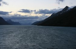 Glaciers along the Beagle Channel in southern Chile