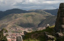 The city of Cusco from Sacsayhuamn