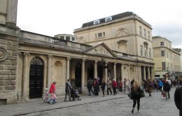 The Roman Bath in Bath, England