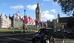 Parliament Square in London, England