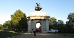 The Wellington Arch in London, England