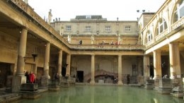 The Roman Bath in Bath, England