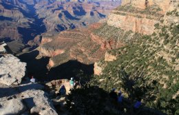 Lookout Studio on the Bright Angel Trail on the South Rim of the Grand Canyon