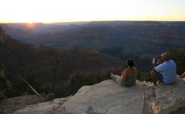Sunset from Yavapai Point on the South Rim of the Grand Canyon
