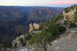 Sunset from Yavapai Point on the South Rim of the Grand Canyon