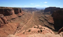 Shafer Canyon in Canyonlands National Park