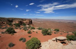 Orange Cliffs Overlook in Canyonlands National Park