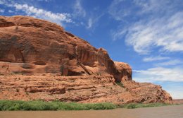 Arch along Colorado River