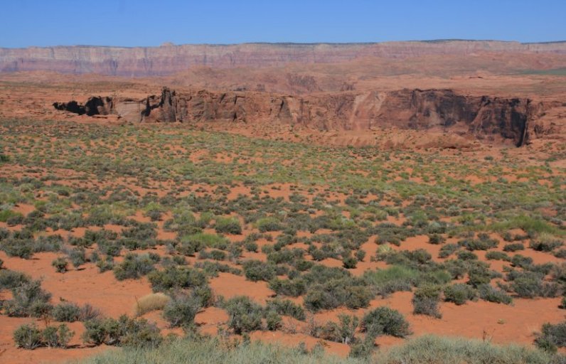 Horseshoe Bend Trail near Page, Arizona