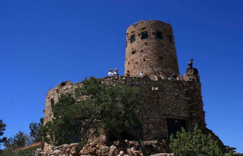 The Watch Tower at Desert View on the South Rim of the Grand Canyon