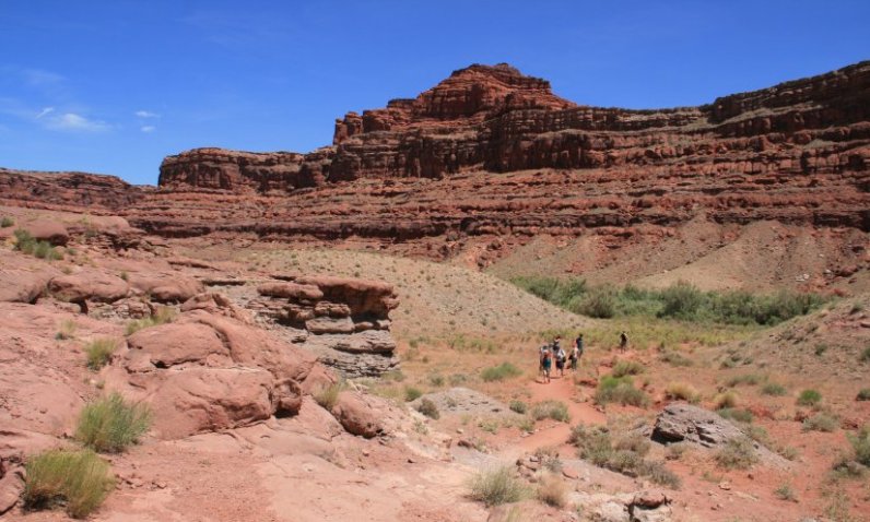 Nature hike along Colorado River